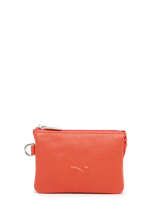Portemonnee 2 Compartimenten Leder Nathan baume Oranje original n 302N